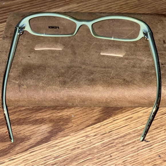Fendi NWT Authentic Green and Brown 838R Prescription Eyeglasses - Picture 7 of 16